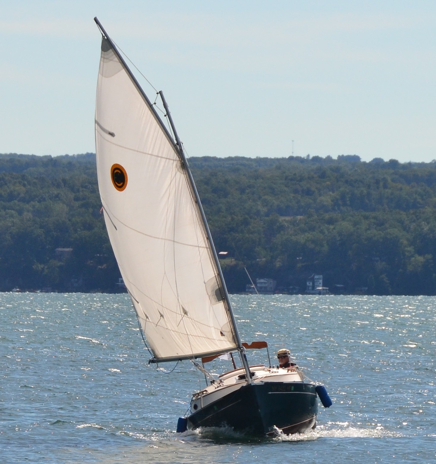 Jim on
              sailboat