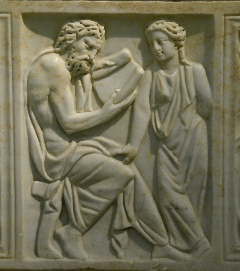 Detail of Roman sarcophagus